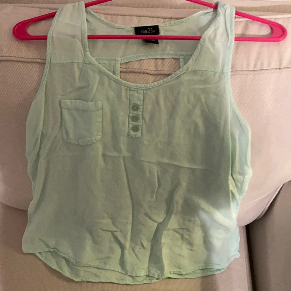 Seafoam rue21 tank top